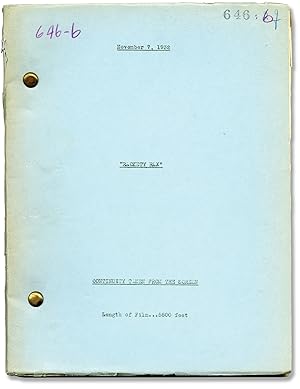 Rackety Rax (Original post-production script for the 1932 film)