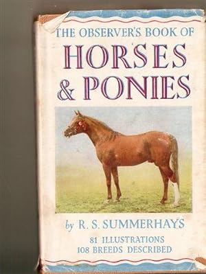 The Observer's Book of Horses and Ponies; No 9