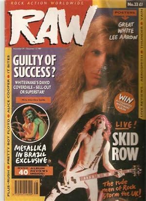 Raw Magazine No 33 (Heavy Metal Music)