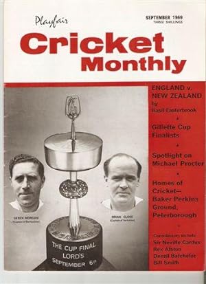 Playfair Cricket Monthly.6 Issues. Nov. 1968. Norfolk Interest (Edriches, Parfitt).August,Septemb...