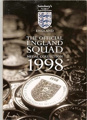 Sainsbury's:The Official England Squad Medal Collection 1998. (Complete Set of 23 Gilt Coins in B...