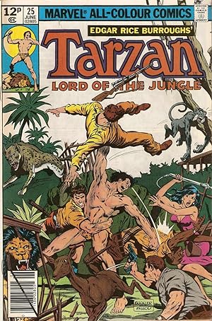 3 Comics.Tarzan. The Jungle Lord Returns and Lord of the Jungle (2)Vol 1, Nos 24,25, 26.May-July ...