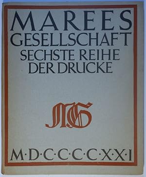 MARÉES-GESELLSCHAFT. 6. (sechste) Reihe der Drucke (= 6. Prospekt zum 28. bis 31. Druck: Rubens-M...