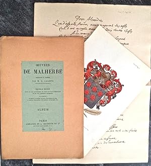 Oeuvres de Malherbe recueillies et annotées par M. L. Lalanne, ALBUM seul,