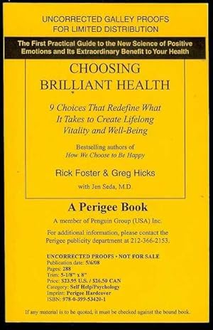 Choosing Brilliant Health: 9 Choices That Redefine What It Takes to Create Lifelong Vitality and ...
