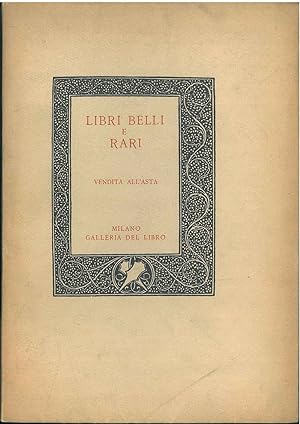 Libri belli e rari : asta Milano 1929