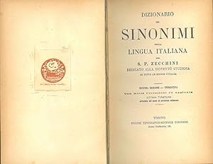 Dizionario dei sinonimi della lingua italiana. dedicato alla gioventù studiosa di tutte le scuole...
