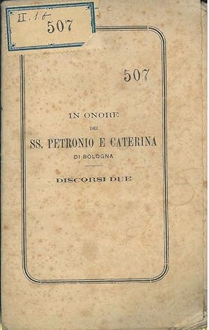 In onore dei SS. Petronio e Caterina di Bologna