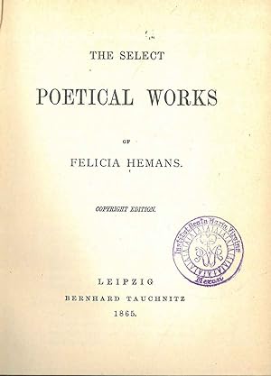 The select poetical works