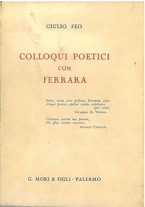 Colloqui poetici con Ferrara