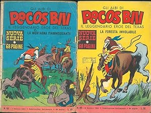 Gli albi di Pecos Bill il leggendario eroe del Texas. Fascicoli n. 68 e 69; 1962
