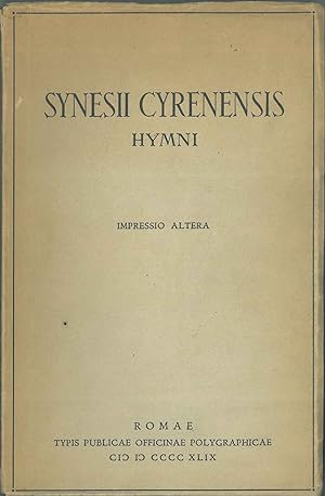Synesii Cyrenensis Hymni