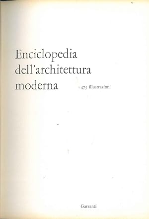 Enciclopedia dell'architettura moderna