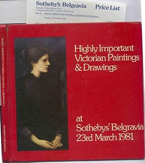 Sothebys 1981 Highly Important Victorian Paintings & Drawings