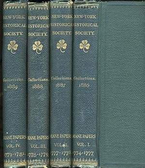 Collections of the New York Historical Society for the Year 1886, 1887, 1888, 1889 (4 Volumes)