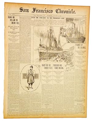 San Francisco Chronicle. Vol LXVI, No. 21, Aug. 5, 1897. (Klondike, Gold Rush, Ads)