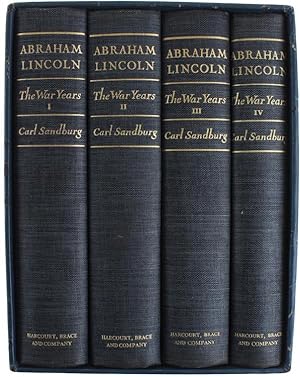 ABRAHAM LINCOLN - THE WAR YEARS. 4 volume set [fine condition]: