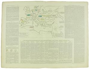 GEMÄLDE DER GROSSEN WANDERUNGEN DER BARBAREN. Historisch-geographisc-genealogischer Atlas, No. VI...