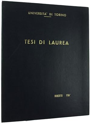 L'OBESITA' ESSENZIALE NELL'ETA' EVOLUTIVA - DIETOTERAPIA. Tesi di Laurea. A.a. 1972-1973.: