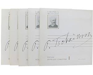 PETER ILIC CIAIKOVSKI: serie completa: 5 dischi NUOVI nei fascicoli NUOVI -Fabbri, I Grandi Music...