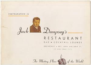 Souvenir Photo Inscribed and Signed by Dempsey