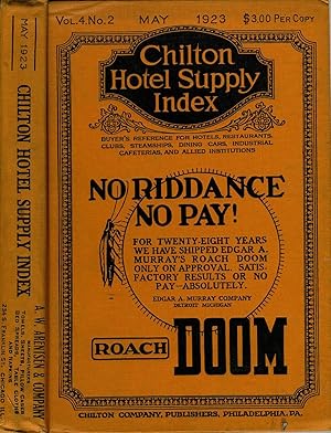 Chilton Hotel Supply Index. Roach DOOM! No Riddance No Pay!