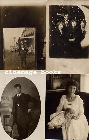 Collection of 25 Vintage Photographic Portrait Postcards