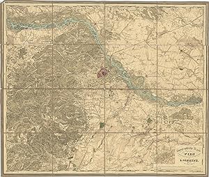 Topographische Karte der Gegenden von Wien. Astronomisch trigonometrisch aufgenommen von L. Schmidt.