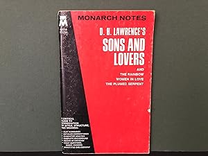 Monarch Notes to D.H. Lawrence's Sons & Lovers; and The Rainbow; Women in Love; The Plumed Serpen...