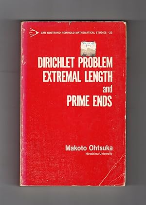 Dirichlet Problem Extremal Length and Prime Ends. First Edition, First Printing.