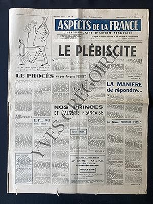 ASPECTS DE LA FRANCE-N°638-1 DECEMBRE 1960