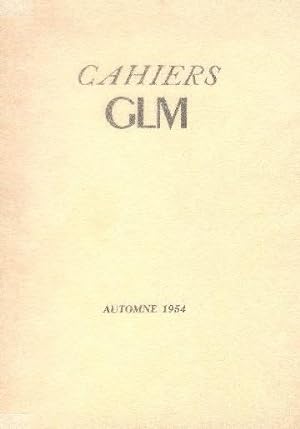 Cahiers GLM Automne 1954