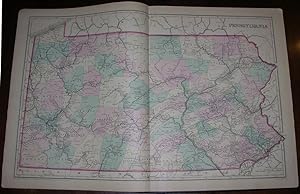 Combination Atlas Map of Lancaster County Pennsylvania.
