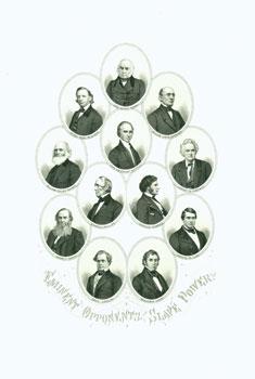Engraved Portrait of Eminent Opponents of the Slave Power.