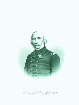 Engraved Portrait of Com. Charles H. Davis.