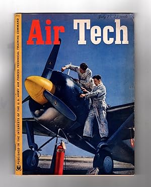 Air Tech [The Magazine of Aircraft Maintenance and Operation] - July, 1943. Brewster Buffalo cove...
