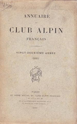 ANNUAIRE du club alpin français 1895
