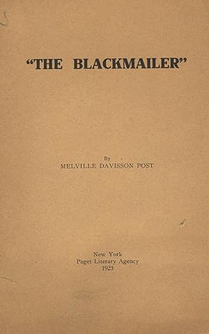 The blackmailer