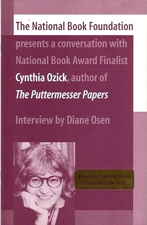 THE NATIONAL BOOK FOUNDATION PRESENTS A CONVERSATION WITH CYNTHIA OZICK.