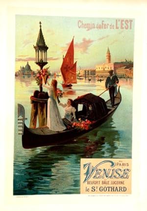 Affiche pour la Compagnie de l'Est: "Venise", Les Maitres de l'Affiche, Pl 171
