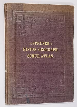 Historisch-geographischer Schul-Atlas. 10. Auflage. Gotha u. Wien, J. Perthes 1880. Gr. 8°. Dpblg...