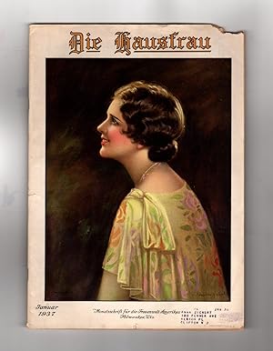 Die Hausfrau, Januar (January), 1937. Adelaide Hiebel cover
