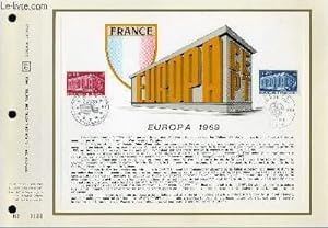 FEUILLET ARTISTIQUE PHILATELIQUE - CEF - N° 95 - EUROPA 1969