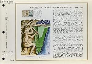 FEUILLET ARTISTIQUE PHILATELIQUE - CEF - N° 98 - ORGANISATION INTERNATIONALE DU TRAVAIL 1919 - 1969
