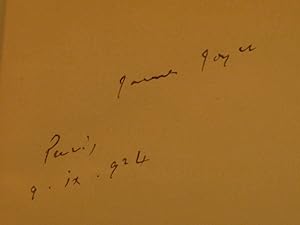 Ulysses (One of 750 copies Signed by Joyce & Dated in Paris)