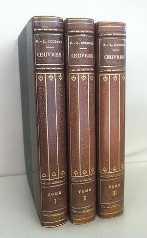 OEUVRES. Publiées en trois volumes et précédées d'une préface par F.SARCEY. (The Complete Works i...