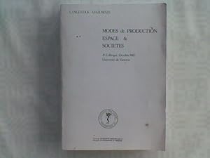 Languedoc-Mazowsze. Modes de production. Espace & Sociétés. 2ème Colloque- Octobre 1983 Universit...