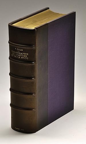 [THE MOST IMPORTANT BIBLIOGRAPHY OF COSTUME]. Bibliographie generale du Costume et de la Mode