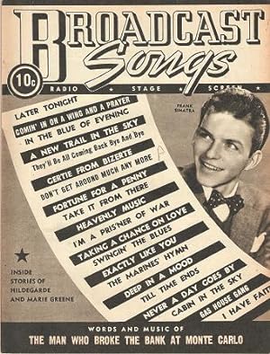 GROUP OF 16 ISSUES OF "BROADCAST SONGS":; Radio, Stage, Screen