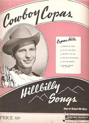 COWBOY COPAS--HILLBILLY SONGS